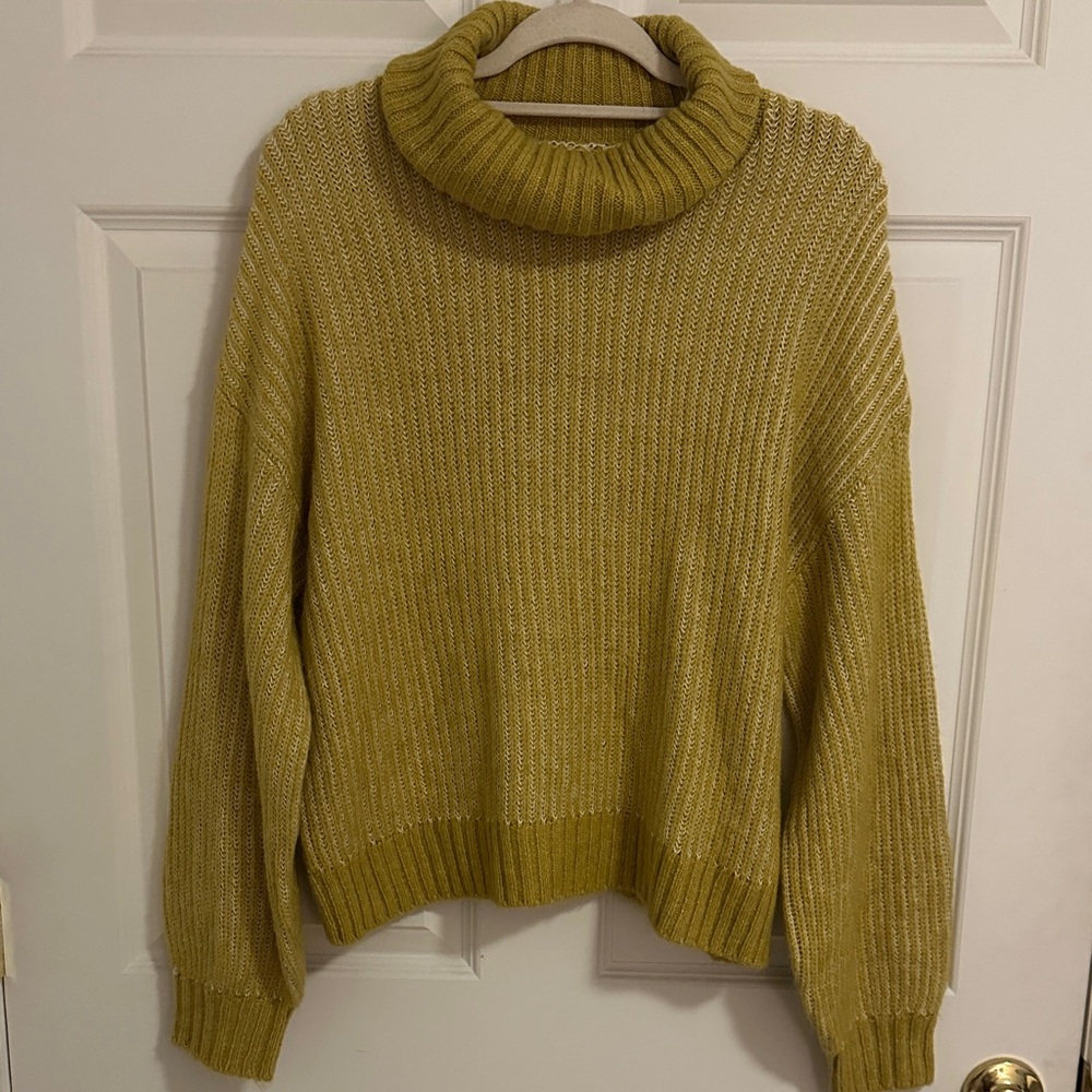 Old Navy Olive Turtleneck Sweater